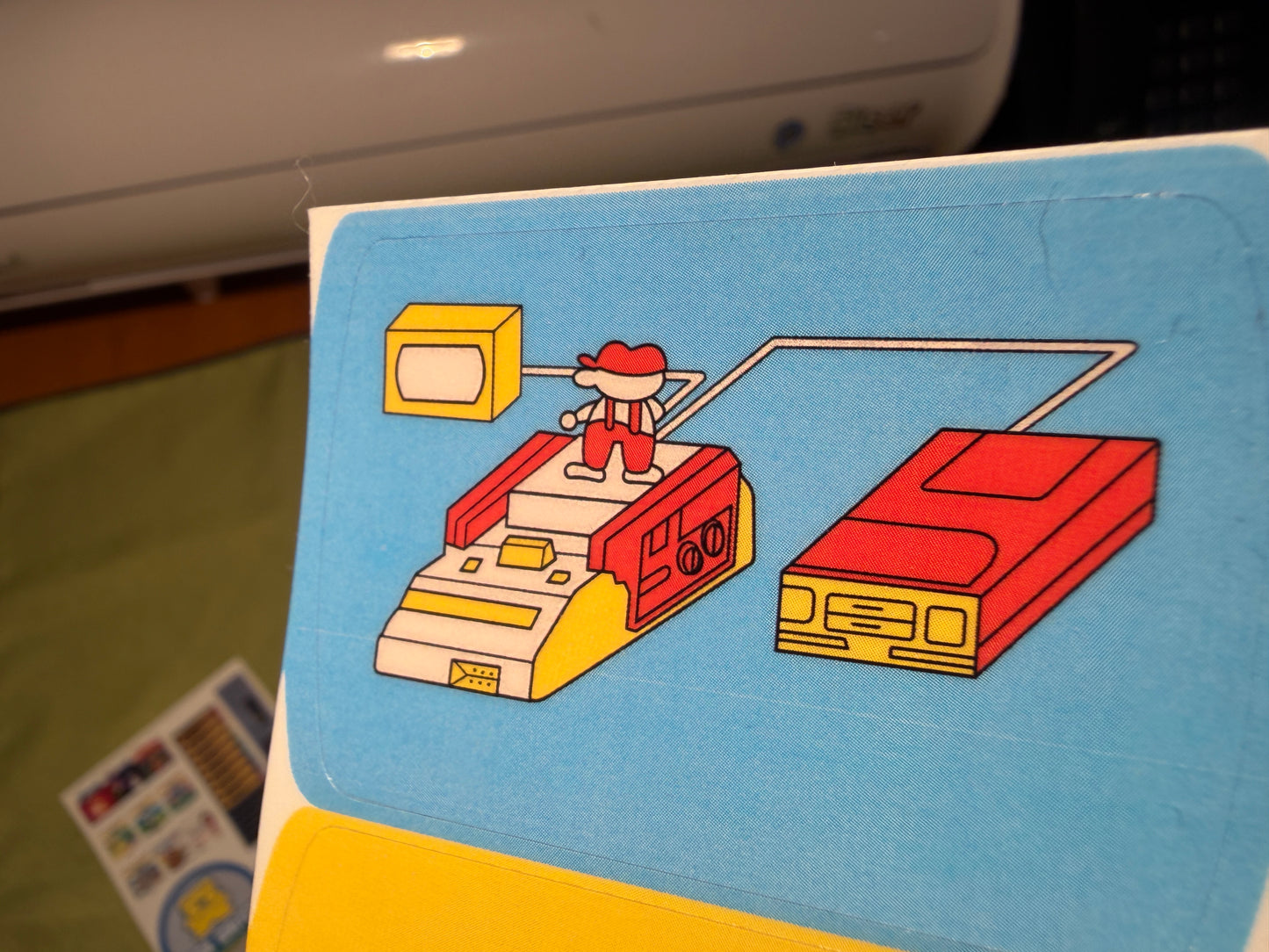 Diskwriter Famicom Disk Storage Case Repro alt monitor set only