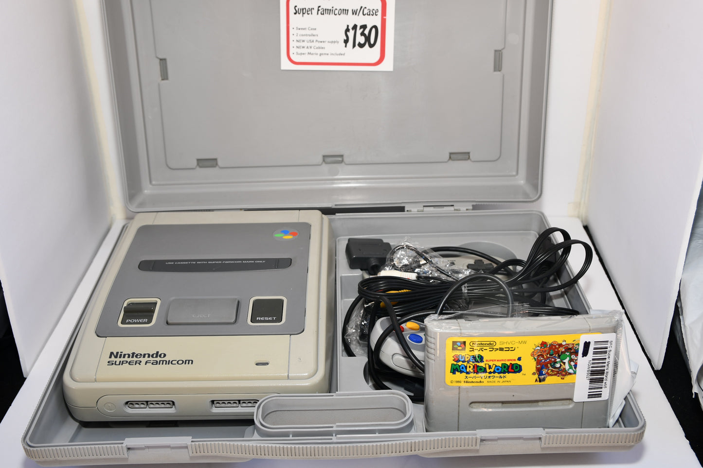 Super Famicom Console bundle with carry case