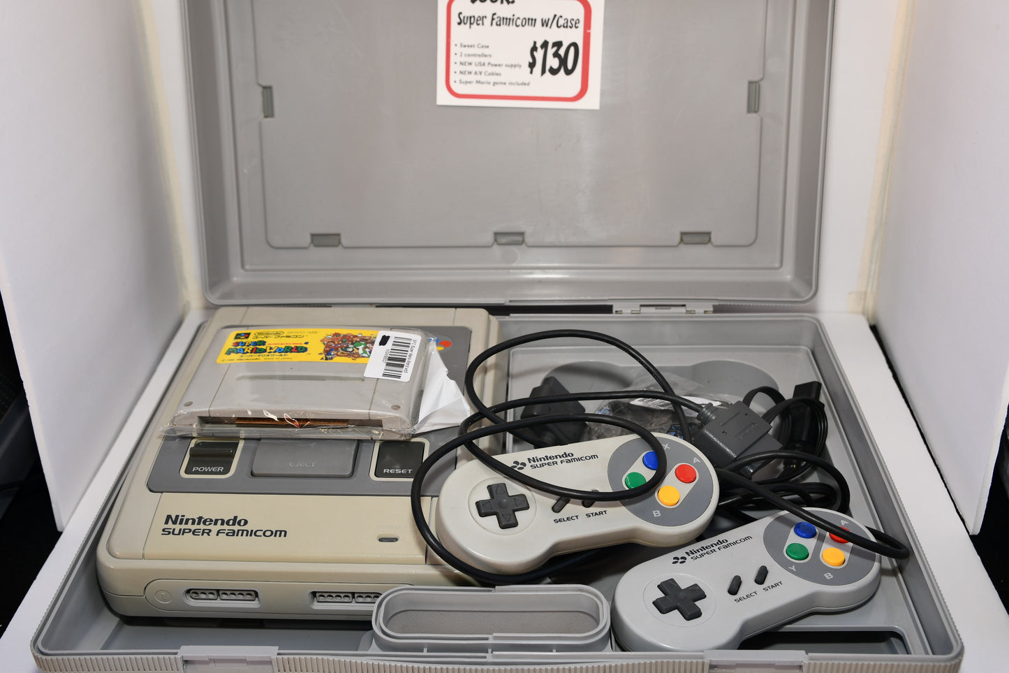 Super Famicom Console bundle with carry case