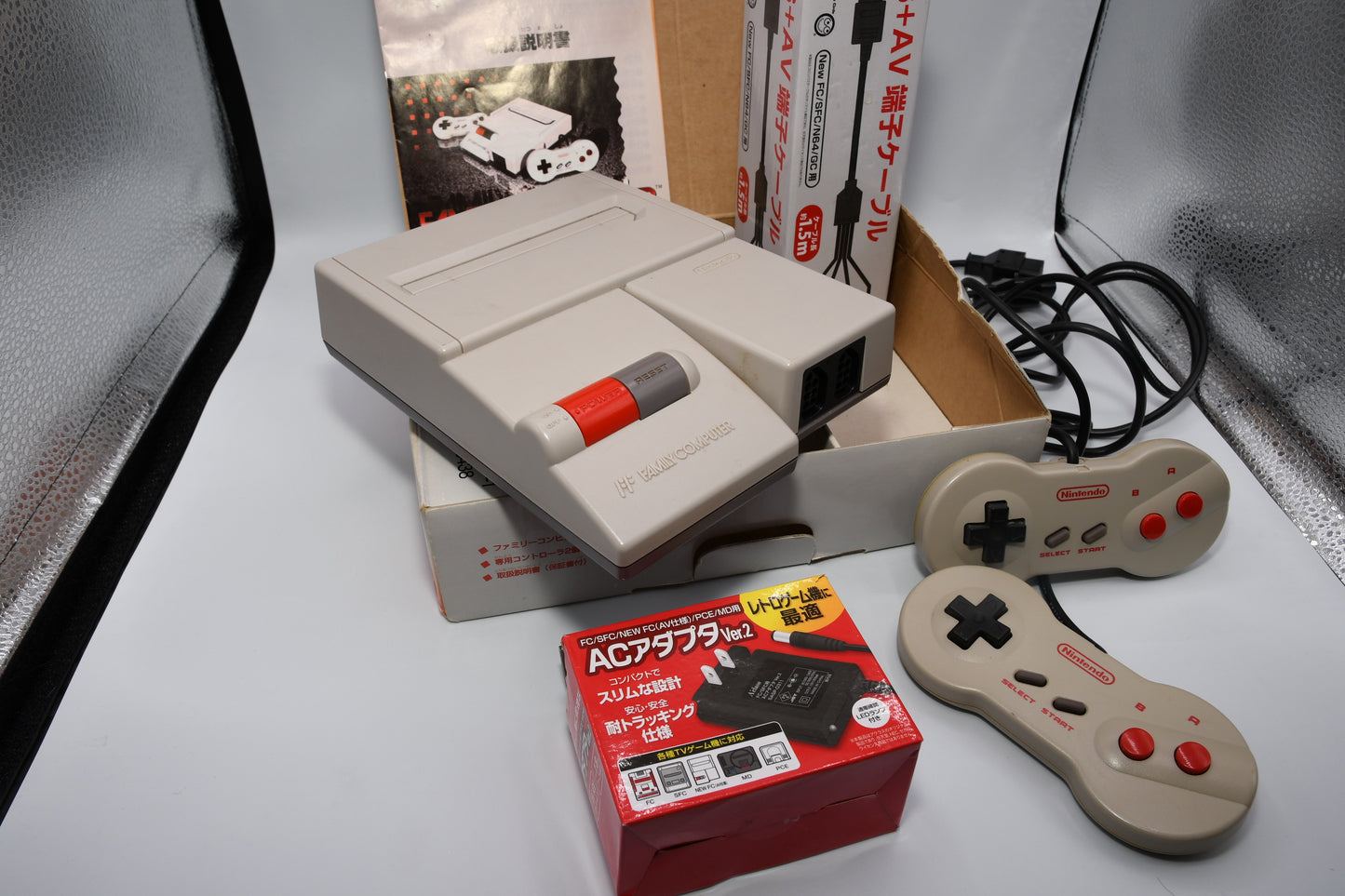 FC A/V Famicom "New Famicom" CIB