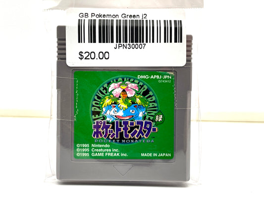 GB Pokemon Green j2