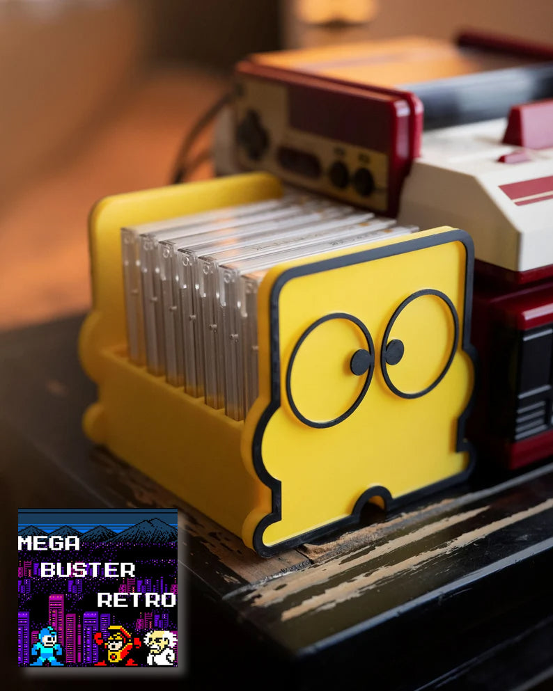MegaBusterRetro's Famicom Disk System Two-Color "Diskun" Loose Game Holder