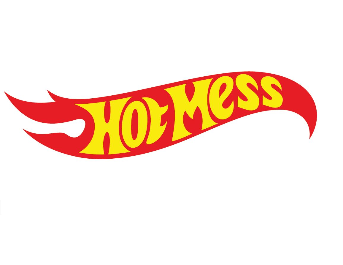HotMess SVG or Hot Mess SVG in the style of HotWheeels SVG ...