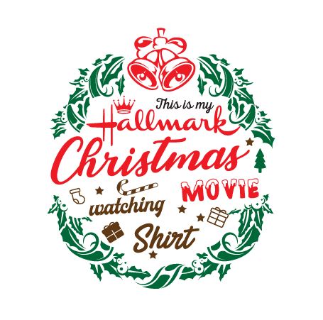 Christmas movie shirt SVG files. 4 files included. Multi layered files