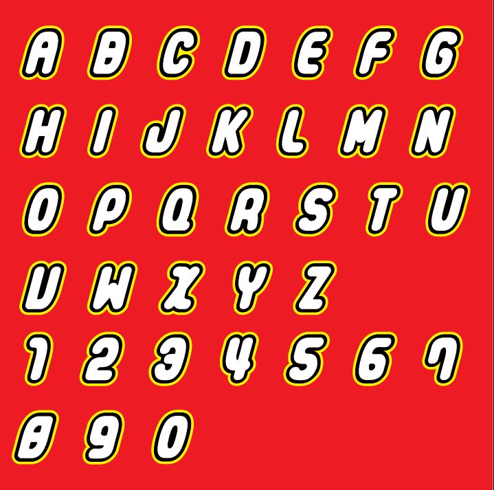 Download Lego brick letters and number SVG files. Includes step by ...