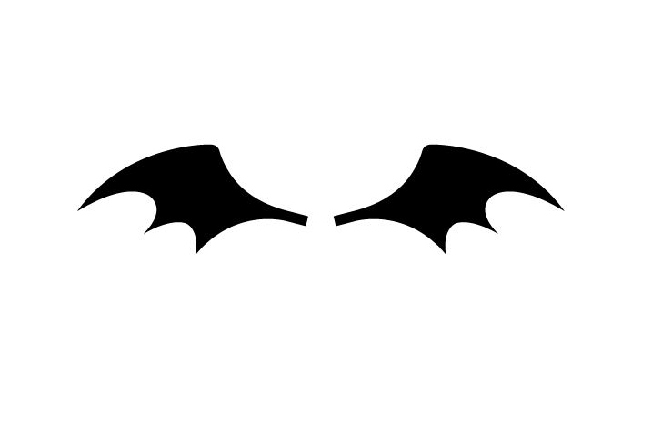 Vampirina Hair Inspired Bat Wings Great For Cupcakes Or Head Bands Optimized For Cricut Best For Cricut Nerdspaceship